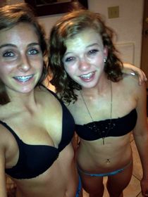 She would be naked, and